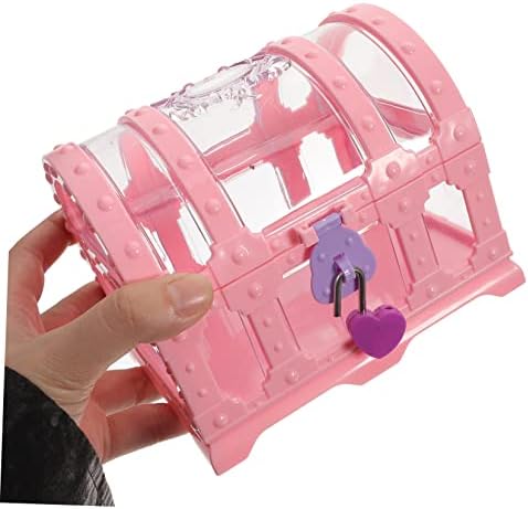 4 יחידות תיבת אוצר חזה צעצוע קופסות עבור בנות צעצוע קופסות לילדים צעצועים ארגונית אחסון עבור בנות מזכרת קופסות