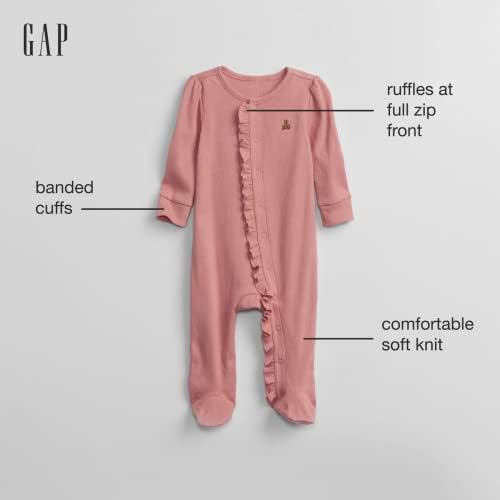 GAP UNISISEX-BABY FOOTED RUFFLE תלבושת מקשה אחת