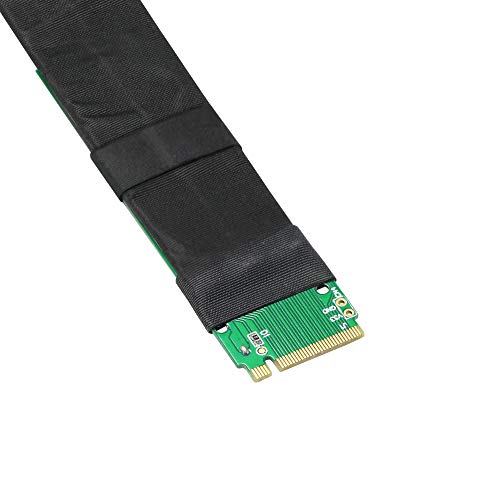Sinloon M.2 Key M NVME SSD SYSTON HABLE מאריך PCIE3.0 X4 מהירות מלאה 12.6 אינץ 'כבל סיומת SSD