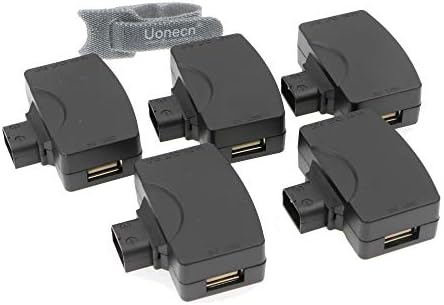 Uonecn D TAP P TAP TO ל- USB מתאם מחבר 5V ממיר עבור SONY ANTON V MONT CALAM CAMALING DTAP לממיר USB 5 PCS