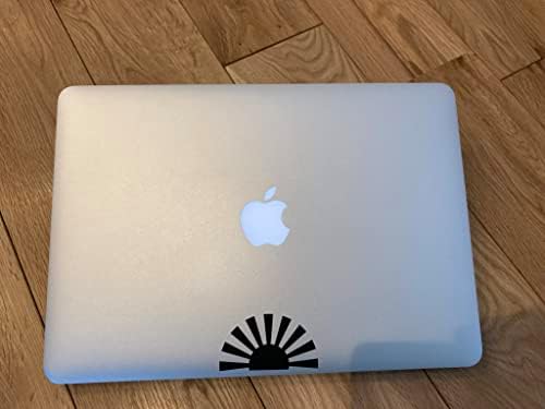 חנות חביבה MacBook Air/Pro MacBook מדבקת אסאחי דגל סאן דגל דגל מדבקות שחור M870-B