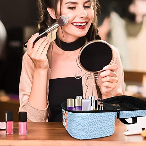 Travel Makeup Bag, Cosmetic Bag Make Up Organizer Case, for Women Purse for Toiletries Accessories Brushes,