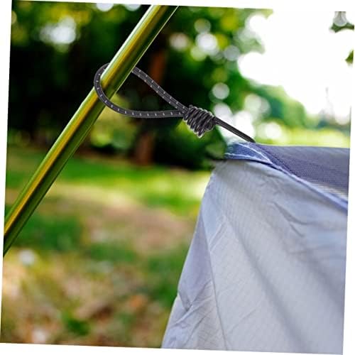 יארדווה 6 יחידות שורטת חוט שחור אוהל ברזנט אוהל חיצוני הוכחת מים אוהל קמפינג חבל חבל סוכך מהדק קמפינג
