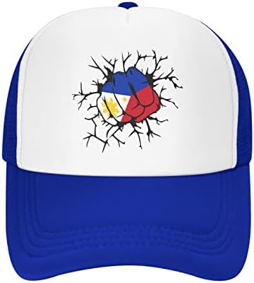 Vhalgvnbc מפה פיליפינית פיליפינים דגל גברים גברים כובעי רשת כובעי בייסבול כובע קיץ משאית קיץ עבור ספריוט חיצוני