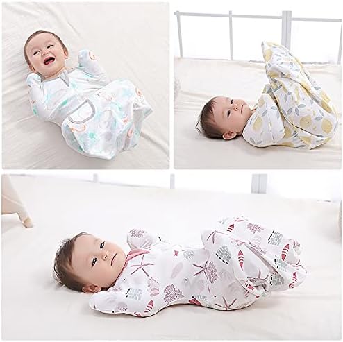 זיגג'וי לתינוקות מעבר לתיק שינה עם זרועות עם כותנה כותנה שמיכה לבישה עם רוכסן דו כיווני 0.5 שק שינה