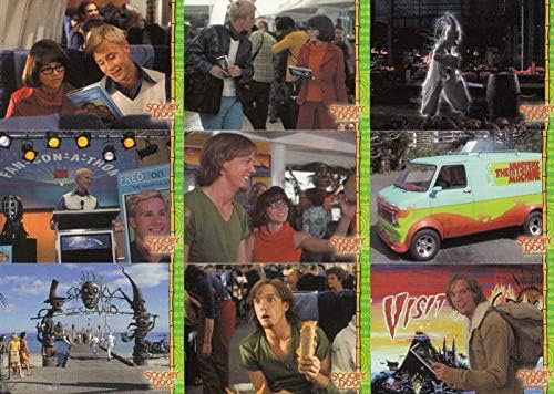 סרט Scooby-Doo 1 2002 דיו-וורקס סט כרטיסי בסיס שלם של 72