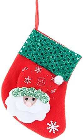 קטעי גרלנד למדרגות מתנות קישוט לחג המולד ציוד לחג המולד שקית מתנה עץ גרבי נופש גרבי חופשה קישוט אופנה