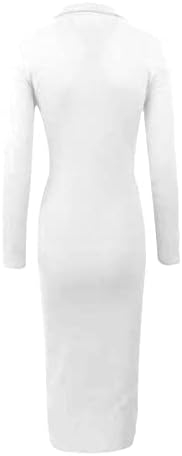 Oplxuo לנשים שרוול ארוך שרוול סוודר שמלת סווד