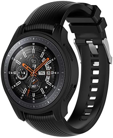 Awaduo לגלקסי צפה 46 ממ מעטפת כיסוי מגן סיליקון, מקרה מגן Smartwatch עבור Samsung Galaxy Watch