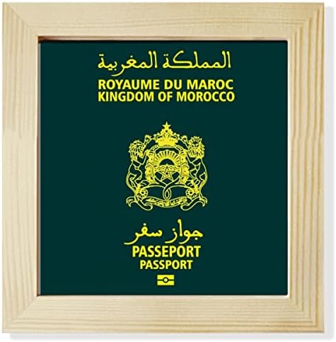 תיירות קאנטרי מרוקו דגל ייחודי זיכרון ריבוע תמונה מסגרת שולחן שולחן קיר