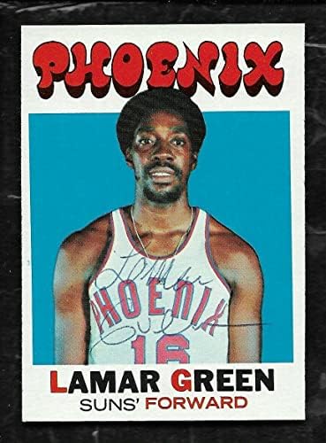 חתום Auto 1971 Topps כדורסל 39 Lamar Green - כרטיסי חתימה בכדורסל