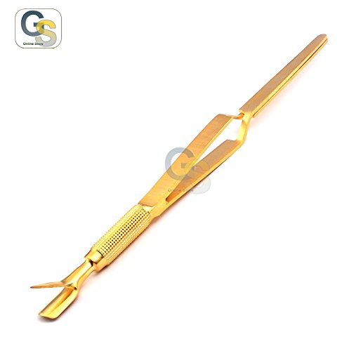 דוחף ציפורן של G.S - מנקה - כלי צביטה צבע זהב מלא