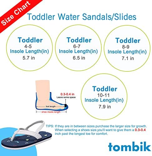 טומביק פעוט כפכפים בנים ובנות סנדלים / נעלי מים לילדים