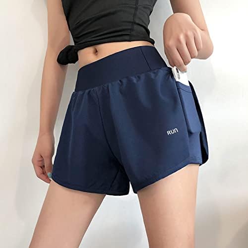 מכנסי נשים קצרים לקיץ מזדמנים מותניים גבוהים מזדמנים נוחים מכנסיים קצרים אופנוענים מכנסי כדורעף טניס מכנסיים