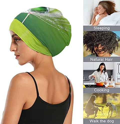 כובע עבודה של כובע שינה כפפות כפיות מצנפת טיפת מים טל לנשים לעטוף לילה בגדי שיער