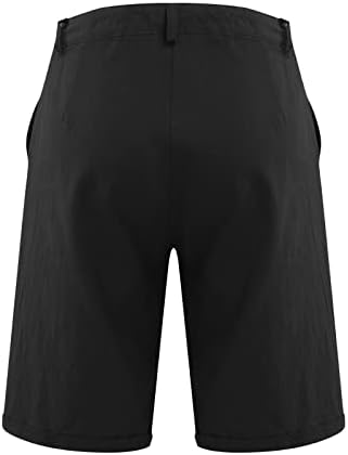 מכנסיים קצרים של Menkomg1, פשתן כותנה מכנסיים קצרים נושמים מכנסיים קצרים חוף מוצק שרוך תחתוני פיג'מה