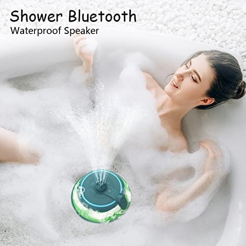 רמקול Bluetooth נייד של Maraawa, רמקולי מקלחת אטומים למים אטום למים צעצועים בריכה רב-הפנימות אלחוטיות צפות עם