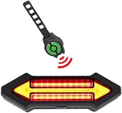Abaodam אור אחורי אחורי אחורי LED אופניים פונה אור USB נטענת אזהרה מנורת זנב פנסים אחוריים