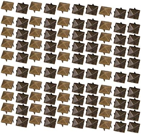חדש LON0167 100 יחידות 12 ממ נייר בצורת מרובע ברד טון ברונזה לראקראפינג מלאכת DIY (100 Stücke