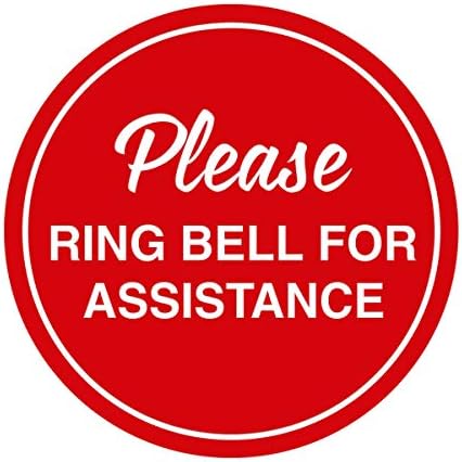 סימנים מעגל Bylita אנא צלצל בפעמון לקבלת שלט סיוע - קטן