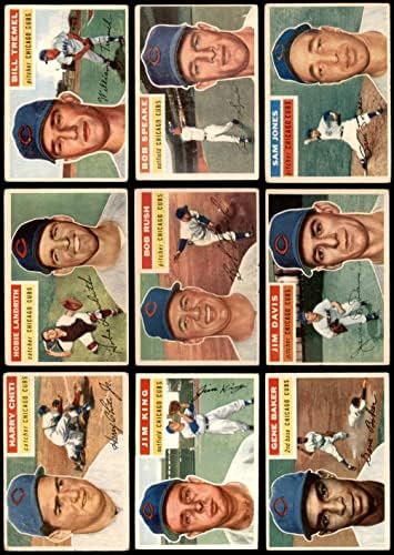 1956 Topps Chicago Cubs ליד צוות Set Chicago Cubs GD+ Cubs