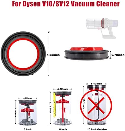 אבק סל דלי למעלה קבוע איטום טבעת עבור דייסון 10 שואב אבק תיקון חלק אבזרים