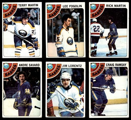 1978-79 Topps Buffalo Sabers ליד צוות סט Buffalo Saber
