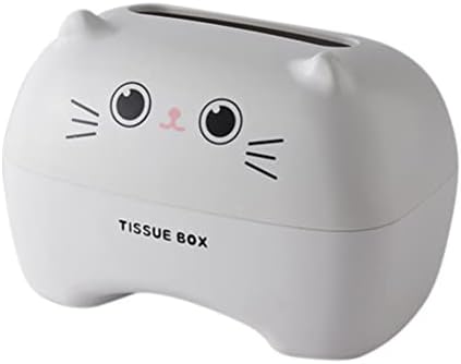 Housoutil מלבני קופסת רקמות מחזיק צורת חתול צורה דקורטיבית קופסת נייר טולייט מחזיק מפית קופסת נייר