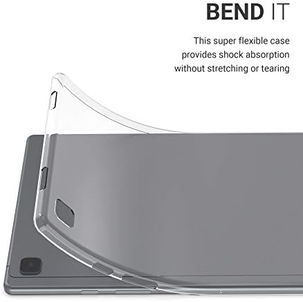 מארז Kwmobile התואם ל- Samsung Galaxy Tab A7 10.4 Case - כיסוי מגן רך TPU לאחור לטאבלט - שקוף