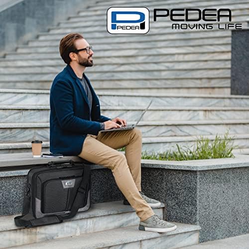 PEDEA תיק מחשב נייד פרימיום למכשירים עד 13.3 אינץ ', אפור