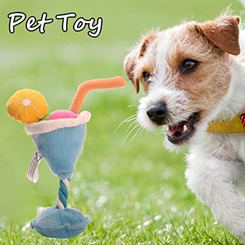 KOQWEZ33 צעצוע כלב צעצוע גלידה גלידה צורה בובת בובת גור מגן על נושם פופולרי לשימוש חוזר