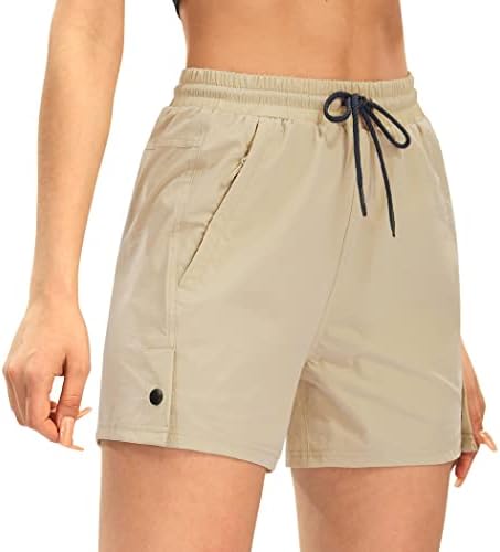 מכנסיים קצרים של אפיטנה לנשים 4 מכנסיים קצרים מהיר יבש קל משקל חיצוני נסיעות למכנסיים קצרים גולף