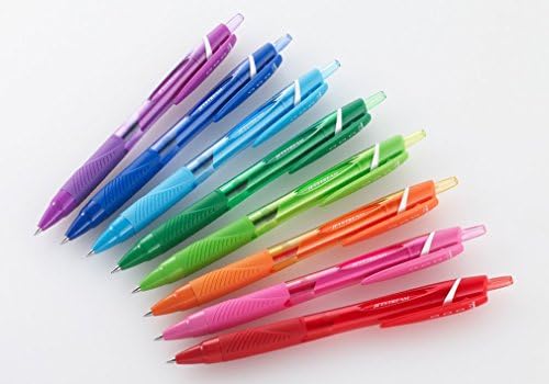 עיפרון מיצובישי SXN150C05 עט כדורים מבוסס שמן, צבע זרם, 0.5, כחול, 10 חתיכות