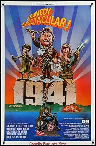1941, פוסטר סרט שחרור תיאטרלי אחד מקורי גיליון 1979 - ג'ון בלושי, דן אייקרויד ג'ון קנדי ​​וביים על ידי סטיבן