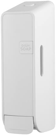 מתקן סבון כלים קצף ידני צמוד קיר למטבח/אמבטיה/משרד/קרוואנים / איירבנב, 300 מיליליטר, מחסניות אטומות