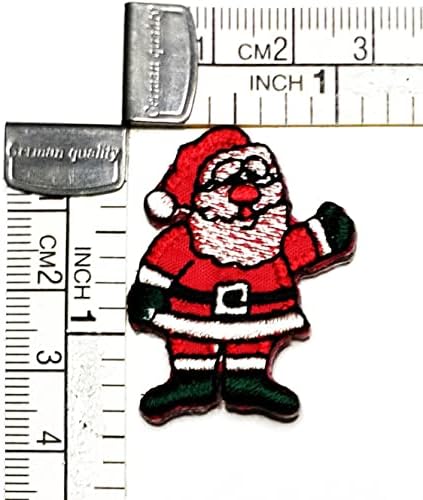 קליינפלוס 3 יחידות. מיני סנטה קלאוס תיקוני מדבקת אמנויות ילדים קריקטורה תיקון סימן סמל תלבושות
