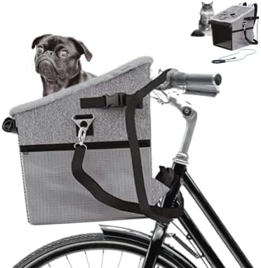 סל אופני כלב סלקה קדמי-סל כלב מרופד עבור אופניים-עבור קטן &מגבר; כלבים בינוניים - סל אופניים