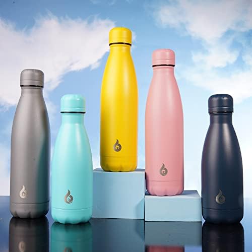 BJPKPK 12OZ בקבוקי מים ילדים בקבוק מים מבודד נירוסטה שומרים על קר ומדיח כלים חם, סאקורה