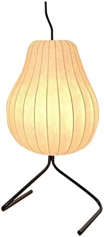 KFJBX סוג יפני מנורה רצפת משי Wabi-Sabi במנורת חדר השינה הקדומה בסלון העתיקה