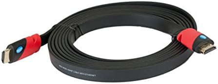 GW Security Inc GW-ZG24-VD 1.4V 30AWG OD13.0 x 3.0 ממ כבלים שטוחים-אדום/שחור