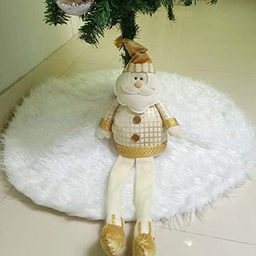 קישוט לחג המולד של XIOS 2022 קישודים שמלת בית שיער שיער חג המולד לבן ארוך עץ חג מולד עיצוב בית