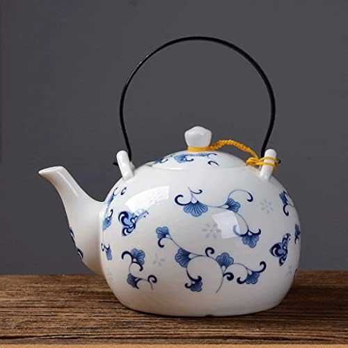 קומקום קומקום משרדי, קרמיקה קיבולת גדולה סיר יחיד בודד תה תה לבן בעבודת יד כלי קומקום