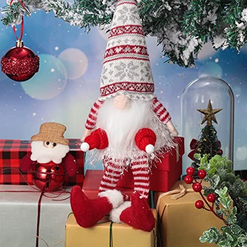 3 זוגות מתנות פילים לבנות בחורף חג המולד חג המולד מצחיק ביקיני מחממי חזה מתנות קונדס לחימום חממי אדום כובעי