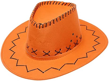 מבוגר תפר מוצק מזדמן קיץ קיץ מערבי אופנה קאובוי כובע שמש רחב שטח נסיעות כובע שמש כובע ילדים קאובוי כובעים