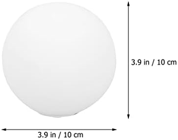 גווני מנורה בופרטטי בצל מנורת, זכוכית לבנה החלפה עגולה עגולה מלפח G9 10 סמ עיצוב כיסוי קל לתליון