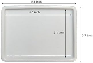 Tetra-Teknica פחות הוא יותר סבון סבון חרסינה SD-2P של SD-2P, צבע לבן, 2 לכל חבילה