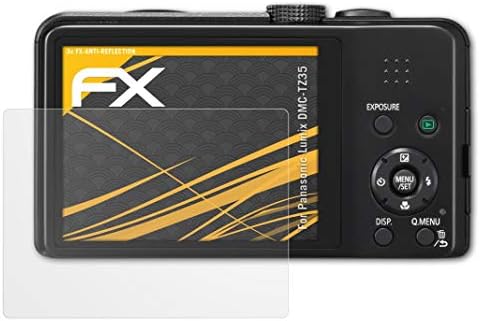מגן מסך Atfolix התואם לסרט הגנת המסך של Panasonic Lumax DMC-TZ35, סרט מגן אנטי-רפלקטיבי וסופג זעזוע FX.