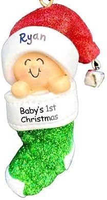 קישוט חג המולד המותאם אישית לחג המולד הראשון של WMO Baby