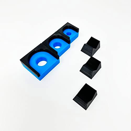 מגשי כלי 3 ד ' ערכת מארגן מחגר, כחול / שחור)