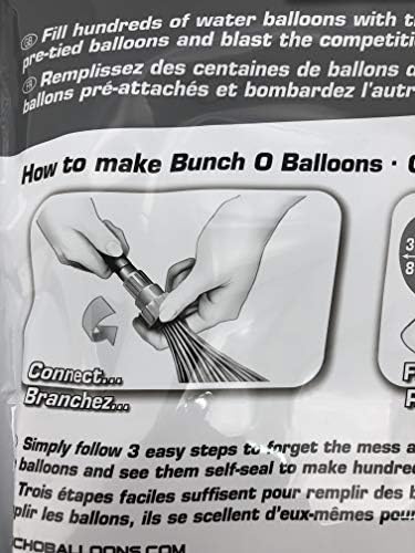 Balloons Zuru B Balloons. מלאו וקשרו 100 בלוני מים תוך 60 שניות. 8 בלוני חבורת O הכלולים בערכה זו